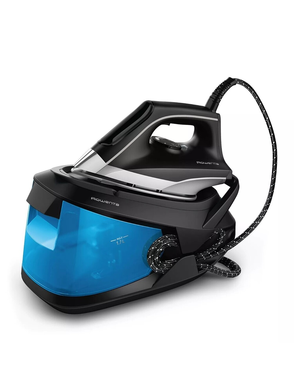 229$ Rowenta Power Steam Station Iron Size One Blue Black